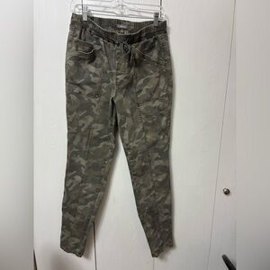 Maurices Olive Green Camo Utility Jogger Pants